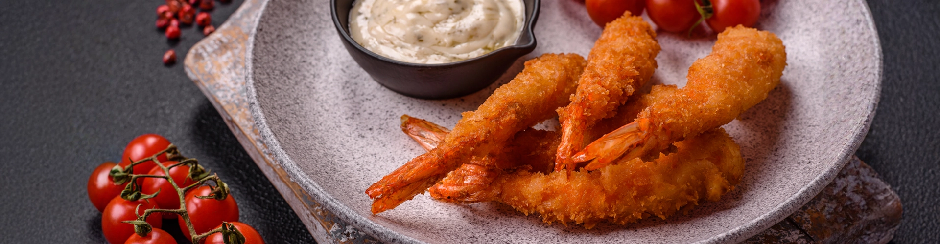 Comida hecha con productos mestre